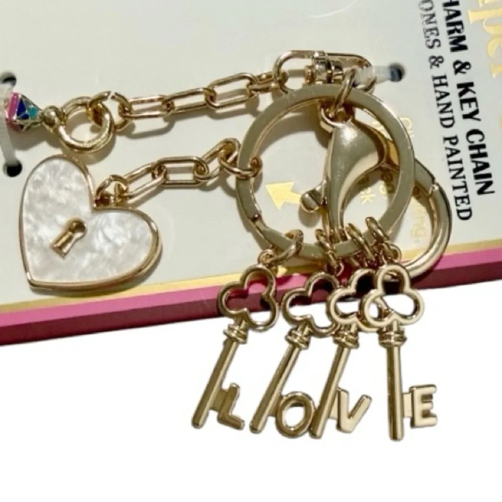 piper • k Multicolor Eiffel Tower Bag Charm & Key  Chain